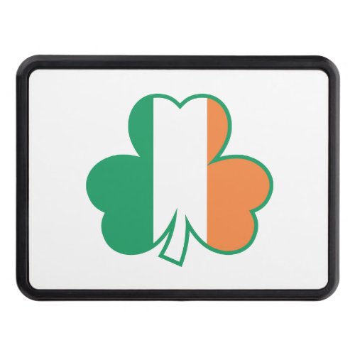 Ireland Tricolor Shamrock Hitch Cover