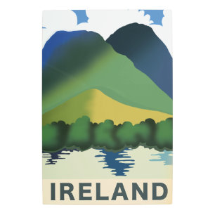 Ireland vintage travel poster