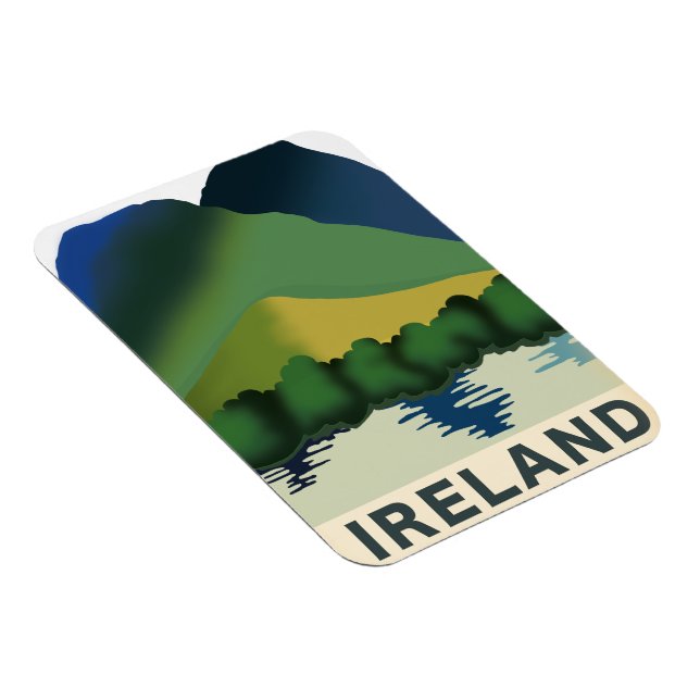 Ireland vintage travel poster magnet (Right Side)