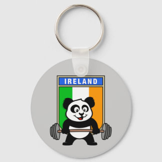 Ireland Weightlifting Panda Keychain