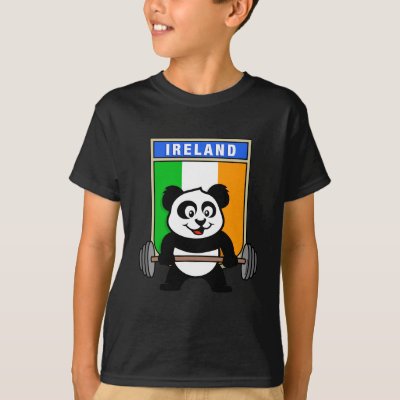 Ireland Weightlifting Panda T-Shirt