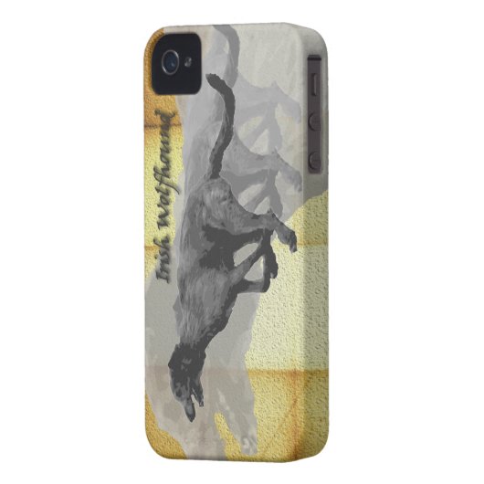 Ireland Wolfhound1 for iphone4 Case-Mate iPhone Case (Back Left)