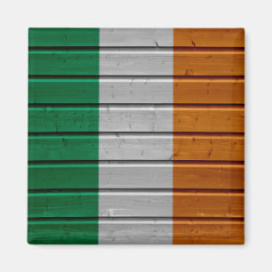 Ireland Wooden Plank Texture Magnet