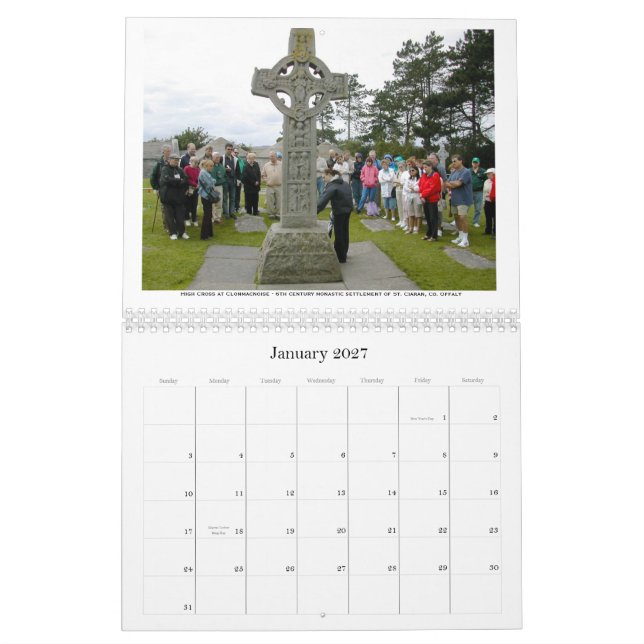 Ireland's Christian Heritage Calendar (Jan 2027)