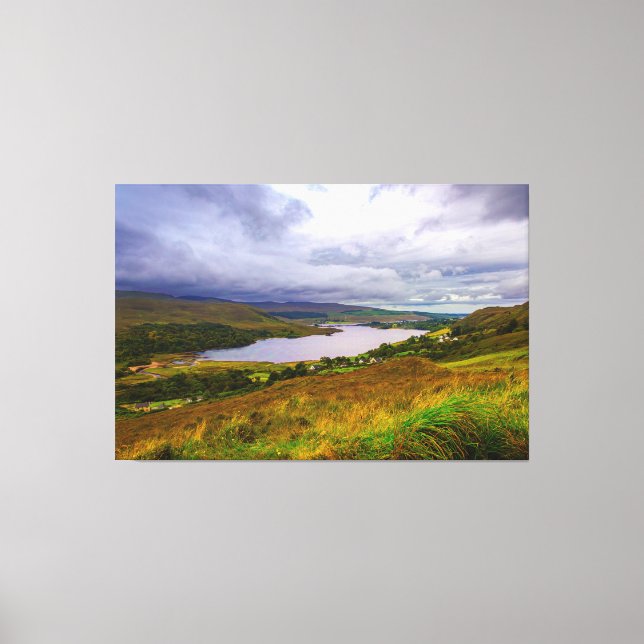 . Ireland's "Heavenly Glen": The Mystical Dunlewey Canvas Print (Front)