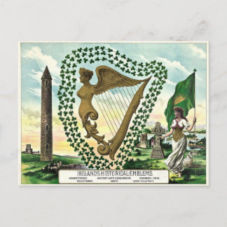 Ireland's Historical Emblems Postcard