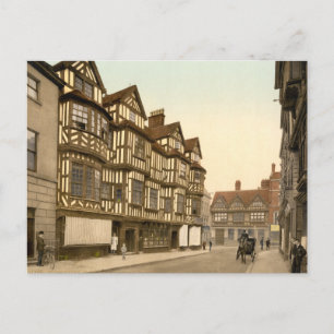 Ireland's Mansion Shrewsbury, Shropshire, England Postcard