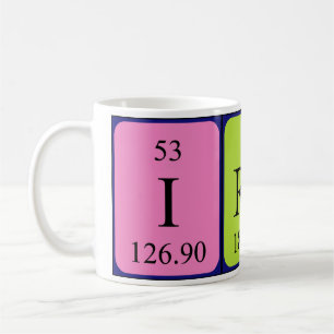 Irena periodic table name mug