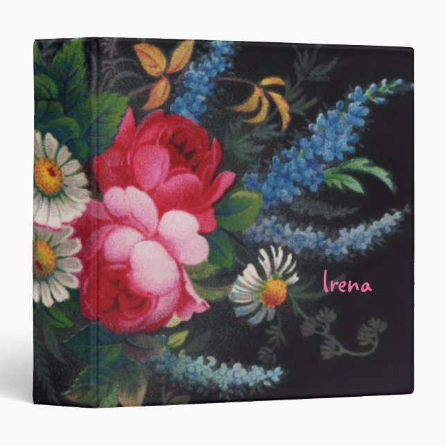 Irena Victorian Bouquet Binder (Front/Spine)