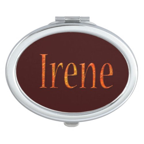 IRENE Name Branded Gift for Women Vanity Mirror