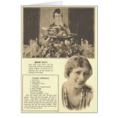 Irene Rich Turkey Dressing Recipe (Front)