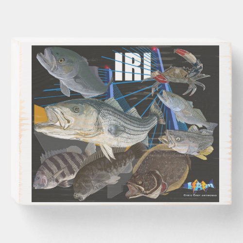 IRI FISH WOODEN BOX SIGN