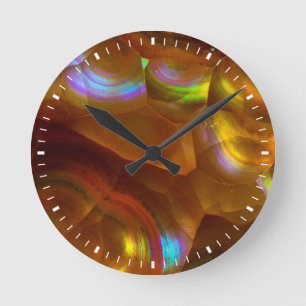 Iriæfire opal round clock