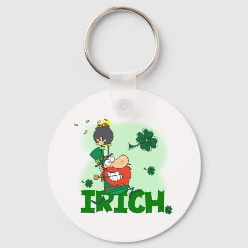 Irich St Patricks Day Tshirts and Gifts Keychain