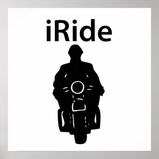 iRide Motorcycle Print