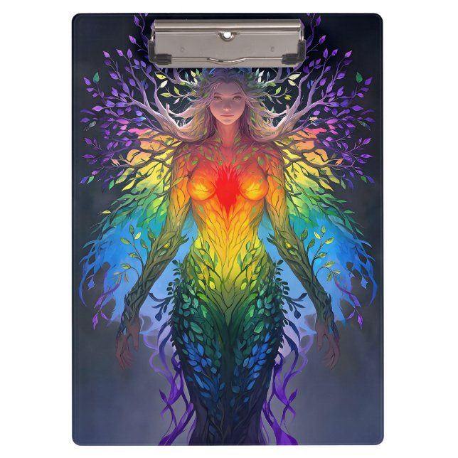“Iridesca” -  Keeper of Colours Clipboard (Front)