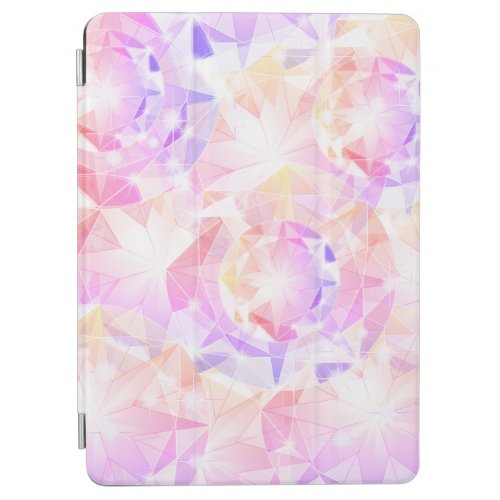 Iridescence Pink Lavender Brilliant Crystal iPad Air Cover