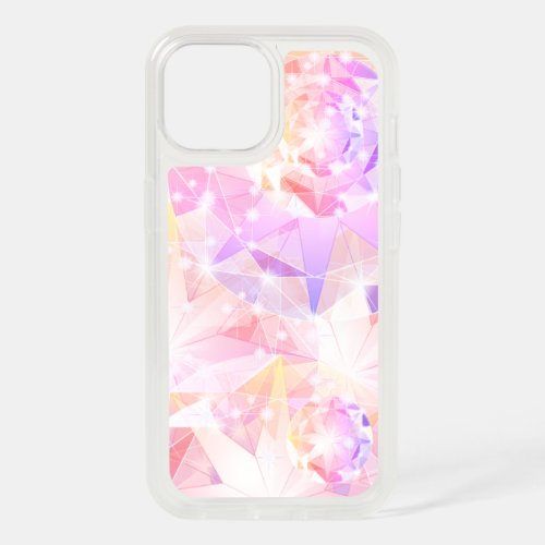 Iridescence Pink Lavender Brilliant Crystal iPhone 15 Case