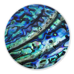 Iridescent Abalone Shell | Custom Ceramic Pull