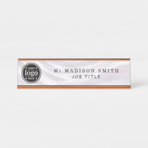 Iridescent Acrylic Desk Name Plate