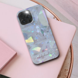 Iridescent Angel Aura Quartz iPhone Case