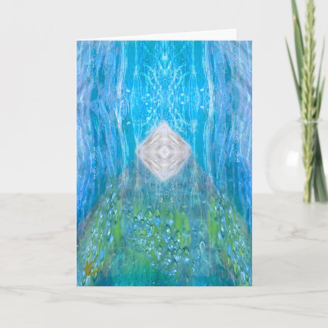 Iridescent, Astral, Cosmic Chakra Card (Front)