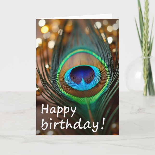Iridescent Birthday Card (Front)