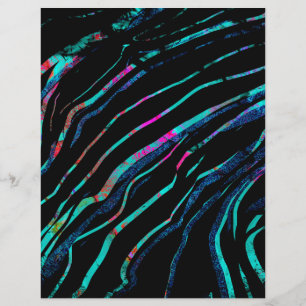 Iridescent Black Marble Scrapbook Paper