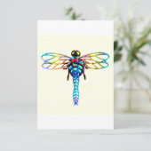 iridescent blue dragongfly (Standing Front)