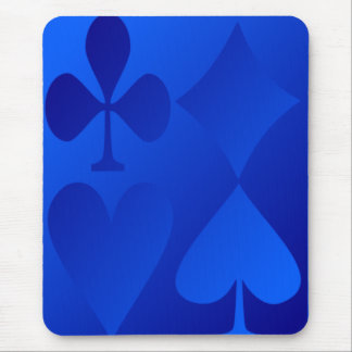 Iridescent Blue Gamble Mouse Pad