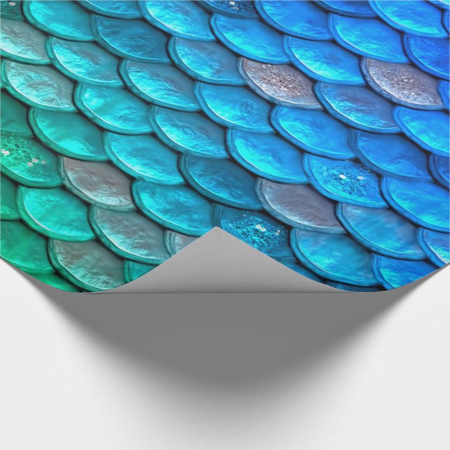 Universal Laptop Skins Wrap for 14 - Metal Mermaid Fish Scales