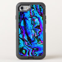 Iridescent Blue Green Purple Marbled Beautiful