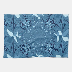 Iridescent blue. kitchen towel