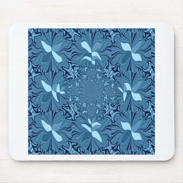 Iridescent blue. mouse pad (Front)