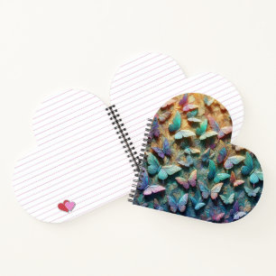 Iridescent Butterfly Garden Notebook