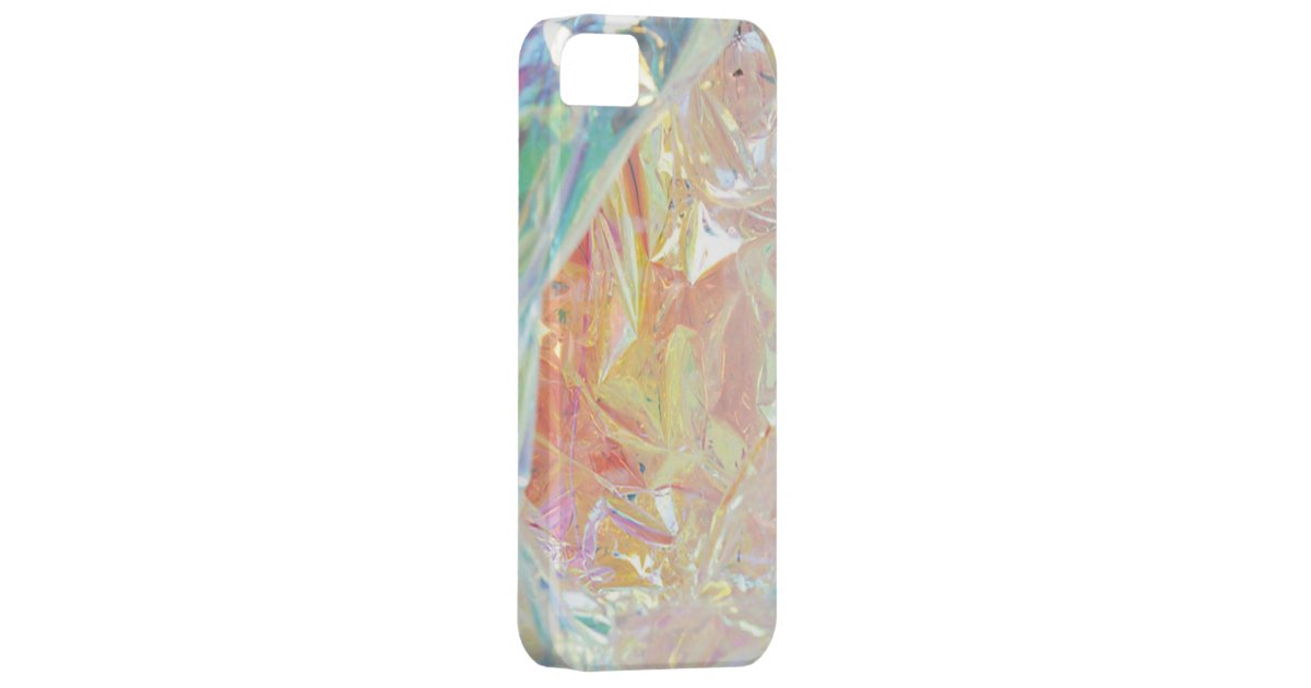 Iridescent Cellophane Radiance iPhone case | Zazzle