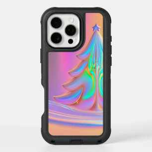 Iridescent Christmas Tree iPhone 16 Pro Max Case