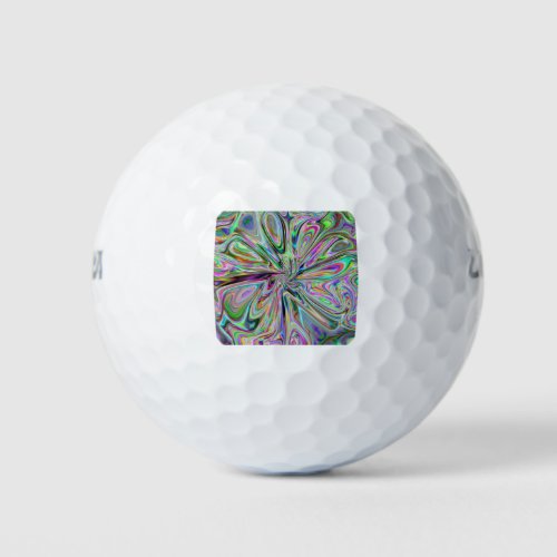 Iridescent Chrome 12 Golf Balls