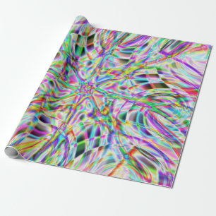 Iridescent Chrome Ten Wrapping Paper