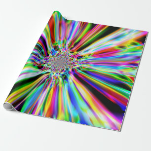 Iridescent Chrome Ten Wrapping Paper