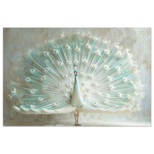  Iridescent Colored Peacock Decoupage Tissue Paper