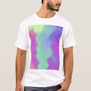 Iridescent colorful holo foil T-Shirt