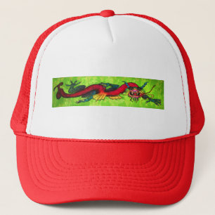 Iridescent Dragon mesh-back cap