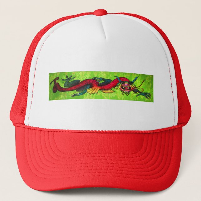 Iridescent Dragon mesh-back cap (Front)