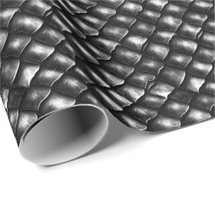 Iridescent Dragon Scales D&D Mythical Creature Wrapping Paper