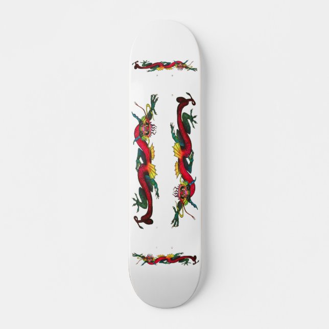 Iridescent Dragon skateboard Deck (Front)
