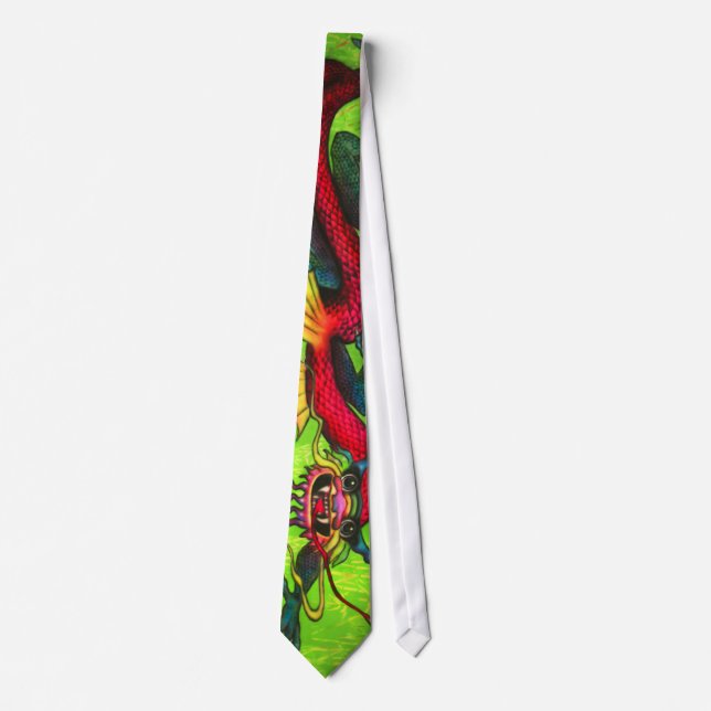 Iridescent Dragon tie (Front)