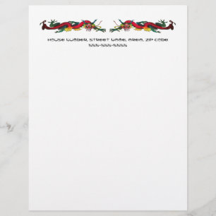 Iridescent Dragons letterhead