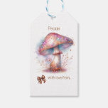 Iridescent Enchanted Garden Mushroom  Gift Tags