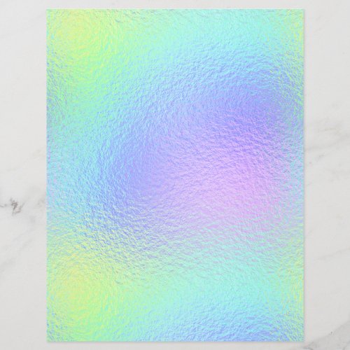 Iridescent Faux Foil Scrapbook Paper No 10